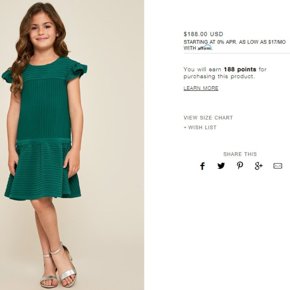 TADASHI SHOJI ELIASITA PINTUCK DRESS